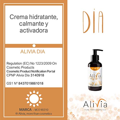 Crema hidratante corporal multifuncional DÍA: Hidratación, alivio del dolor muscular y articular, más efecto energizante. ALIVIA, cosmética natural para sentirse bien. 200 ml