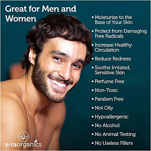 Crema Hidratante Natural para la Piel 60ml Curación Avanzada 10-en-1 Fórmula no grasosa con Aloe Vera Orgánico, Miel de Manuka, Aceite de Coco y Más. La mejor crema facial para la piel grasa, seca, d