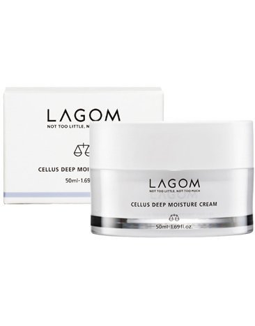 Crema hidratante profunda Lagom Deep Moisture Cream | Cosmética Coreana | Con aceite de semilla de jojoba | 50 ml
