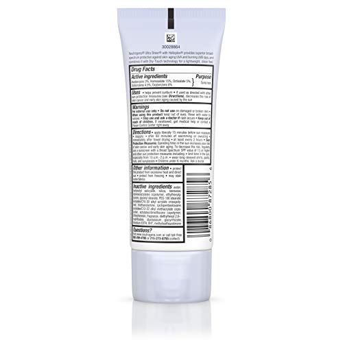 Crema Neutrogena Ultra Sheer Dry-Touch protección solar SPF 85, 88 ml