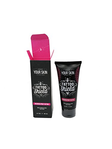 CREMA TATUAJE PREMIUM, Crema Post Tattoo especialmente diseñada para Tatuajes recién hechos, Pomada Tattoo Shield.