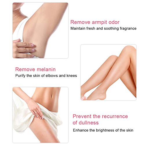 Cremas Corporales Axila Crema Blanqueadora entre las Piernas Rodillas Partes Privadas Blanqueamiento Axila Fórmula Blanqueadora
