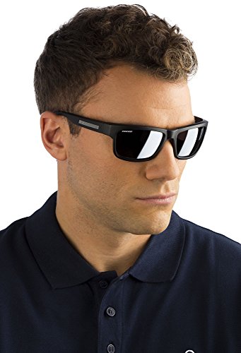 Cressi Ipanema Sunglasses Gafas de Sol, Unisex Adulto, Gris Oscuro/Lentes Azul Espejo, Talla única