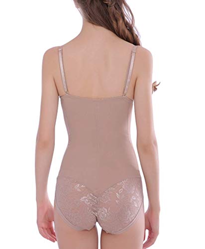 CrisKat Body Mujer Sujetador Incorporado Post Parto Adelgazantes Ligero Tirantes Ajustable Corset Cincher Bustiers Corsé Body Mujer Faja