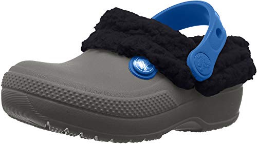 Crocs Classic Blitzen III Clog Kids, Zuecos Unisex Niños, Gris (Slate Grey/Navy), 22/23 EU