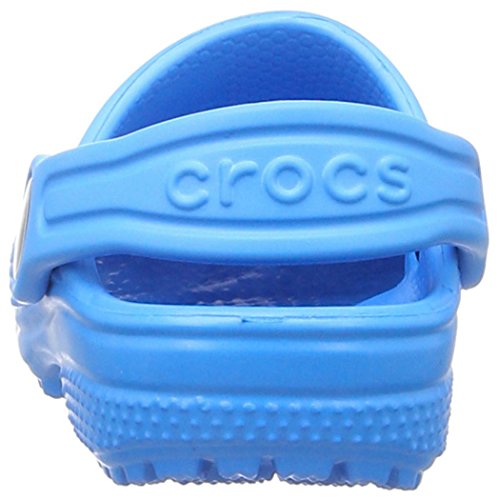 Crocs Classic Clog Kids Roomy fit Zuecos Unisex niños, Azul (Ocean), 27/28 EU