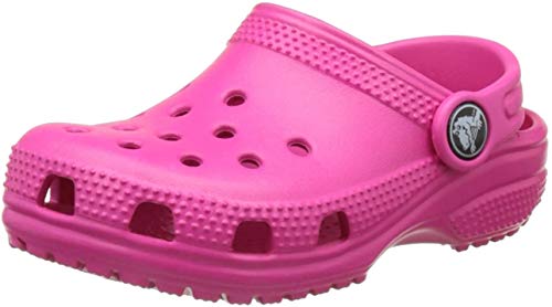 Crocs Classic Clog Kids Roomy fit Zuecos Unisex niños, Rosa (Candy Pink 6X0), 32/33 EU