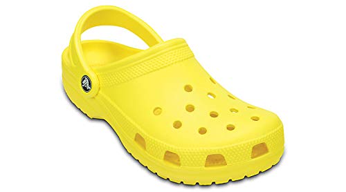 Crocs Classic U, Zuecos Unisex Adulto, Lemon, 41/42 EU