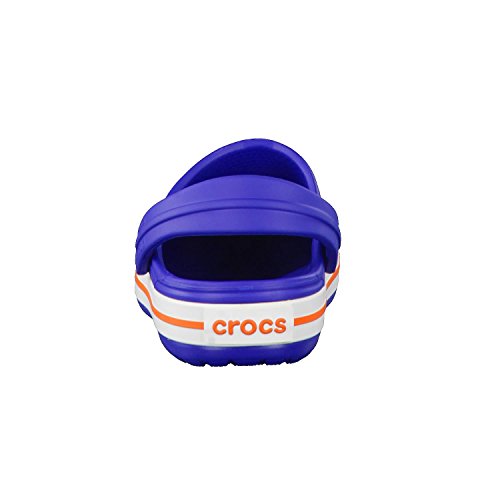 Crocs Crocband Clog K, Zuecos con Correa Trasera Unisex-Bambini, BLU (Cerulean Blue), 27/28 EU