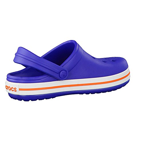 Crocs Crocband Clog K, Zuecos con Correa Trasera Unisex-Bambini, BLU (Cerulean Blue), 27/28 EU