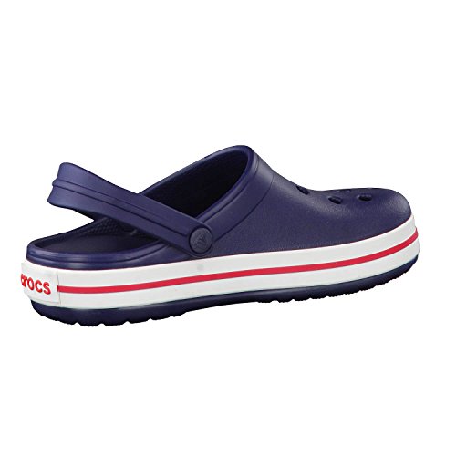Crocs Crocband Clog K, Zuecos con Correa Unisex-Bambini, BLU (Navy/Red), 29/30 EU