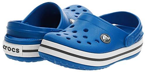 Crocs Crocband Clog Kids, Zuecos Unisex Niños, Azul (Bright Cobalt/Charcoal 4jn), 19/20 EU