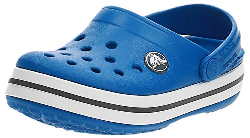 Crocs Crocband Clog Kids, Zuecos Unisex Niños, Azul (Bright Cobalt/Charcoal 4jn), 19/20 EU
