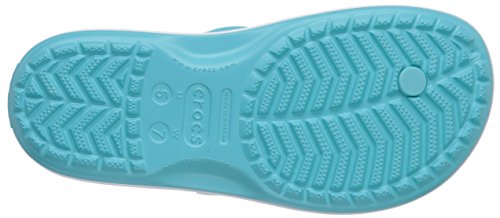 Crocs Crocband Flip, Chanclas Unisex-Adult, Blue (Pool/White), 42/43 EU