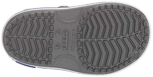 Crocs Crocband II Sandal PS K, Sandalias Unisex Niños, Gris (Slate Grey/Blue Jean), 24/25 EU