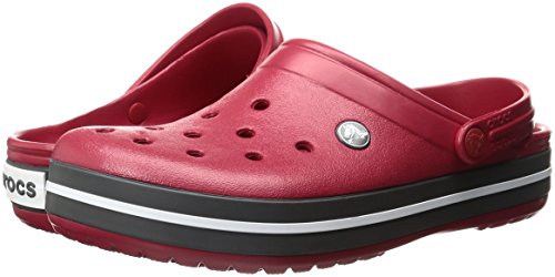 Crocs Crocband U, Zuecos Unisex Adulto, Rojo (Pepper), 42-43 EU