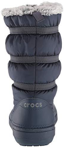 Crocs Crocband Winter Boot Women, Botas de Nieve para Mujer, Azul (Navy), 37/38 EU