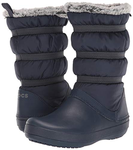 Crocs Crocband Winter Boot Women, Botas de Nieve para Mujer, Azul (Navy), 37/38 EU
