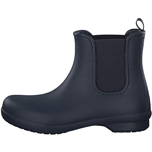 Crocs Freesail Chelsea Boot, Botas de Agua para Mujer, Azul (Navy), 39/40 EU