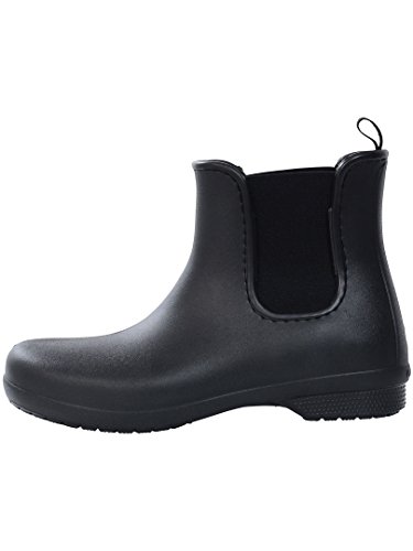 Crocs Freesail Chelsea Boot Women, Mujer Bota, Negro (Black/Black), 37-38 EU