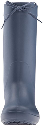 Crocs Freesail Rain Boot Women, Mujer Bota, Azul (Navy), 38-39 EU