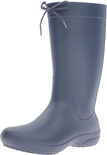 Crocs Freesail Rain Boot Women, Mujer Bota, Azul (Navy), 38-39 EU