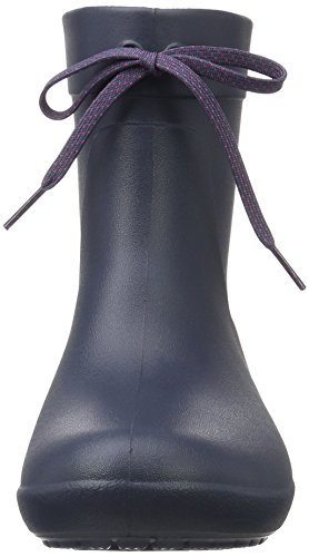 Crocs Freesail Shorty Rain Boots, Mujer Bota, Azul (Navy), 34-35 EU