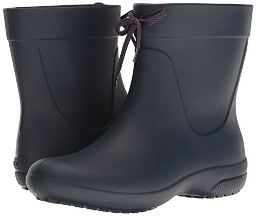 Crocs Freesail Shorty Rain Boots, Mujer Bota, Azul (Navy), 34-35 EU