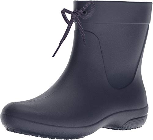 Crocs Freesail Shorty Rain Boots, Mujer Bota, Azul (Navy), 34-35 EU