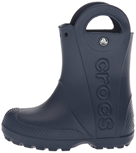 Crocs Handle It Rain Boot K, Botas de Agua Unisex Niños, Azul (Navy), 24/25 EU
