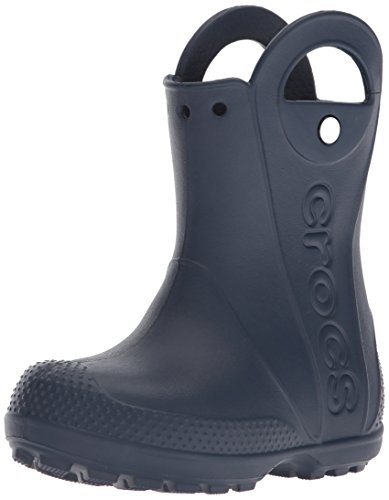 Crocs Handle It Rain Boot K, Botas de Agua Unisex Niños, Azul (Navy), 24/25 EU
