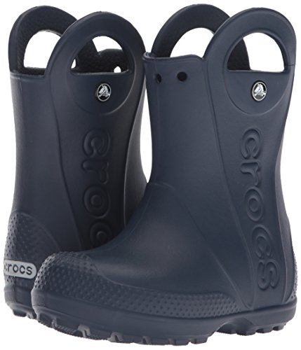 Crocs Handle It Rain Boot K, Botas de Agua Unisex Niños, Azul (Navy), 25/26 EU