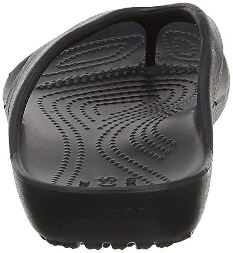 Crocs Kadee II Flip Women, Chanclas para Mujer, Negro (Black), 38/39 EU