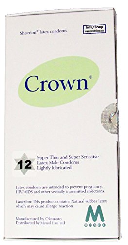Crown - Preservativos de látex, finos
