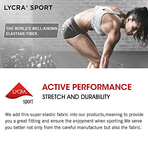 CRZ YOGA Mujer Compression Leggings Cintura Alta Deportivos Running Fitness Pantalon con Bolsillo-63cm Negro R424 42