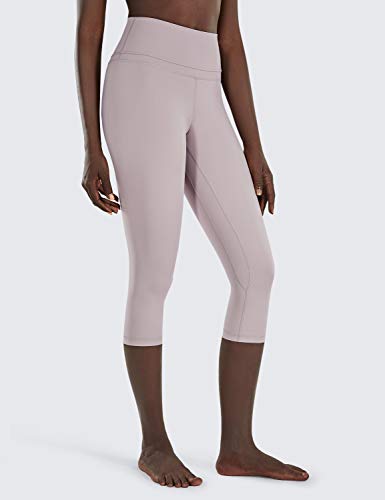 CRZ YOGA Mujer Naked Feeling Leggings Deportivas Cintura Alta Yoga Fitness Pantalones con Bolsillo -48cm Fase Lunar 40