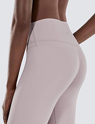 CRZ YOGA Mujer Naked Feeling Leggings Deportivas Cintura Alta Yoga Fitness Pantalones con Bolsillo -48cm Fase Lunar 40