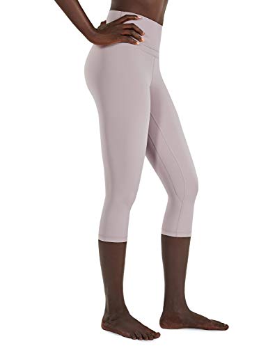 CRZ YOGA Mujer Naked Feeling Leggings Deportivas Cintura Alta Yoga Fitness Pantalones con Bolsillo -48cm Fase Lunar 40