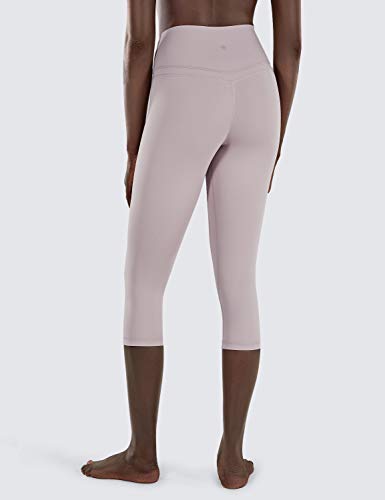 CRZ YOGA Mujer Naked Feeling Leggings Deportivas Cintura Alta Yoga Fitness Pantalones con Bolsillo -48cm Fase Lunar 40