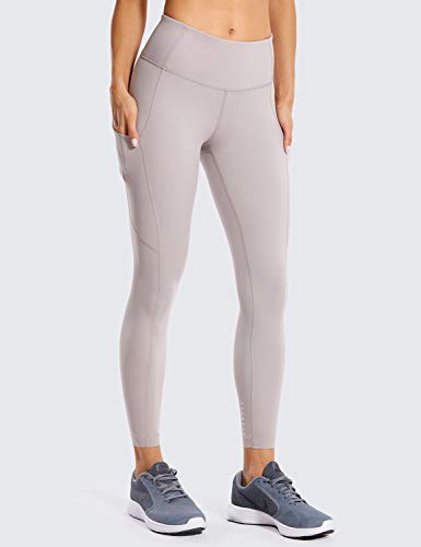 CRZ YOGA Mujer Naked Feeling Leggings Deportivas Cintura Alta Yoga Fitness Pantalones con Bolsillo-63cm Fase Lunar 38
