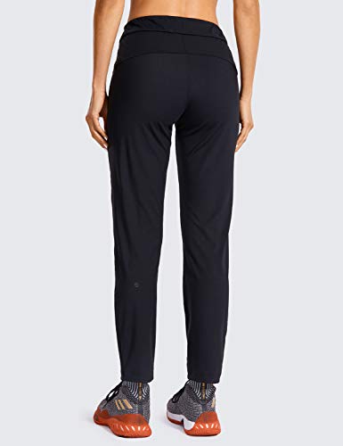 CRZ YOGA - Pantalones Deportivos Casuales con Bolsillo para Mujer -71cm Negro 38