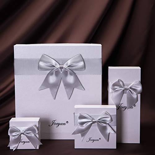 CT Jewelry Pulseras Brillantes Abalorios United Flor Hexagonal Corazon Oro Blanco 14K Moda Charms Mujer Regalos, Azul