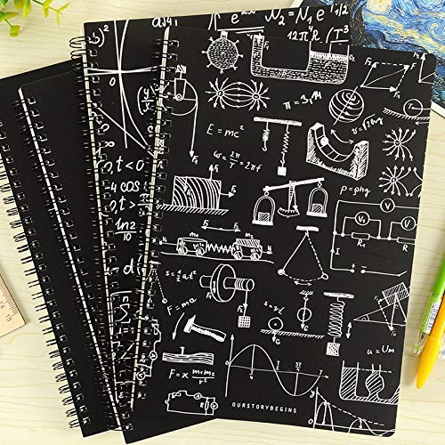 Cuaderno Cuaderno Espiral Matemáticas Física Matemáticas Fórmula Plan Diario A5 Planificador Diario Agenda Escuela Diario Cuaderno Bloc De Notas (Color : B, Size : A5)