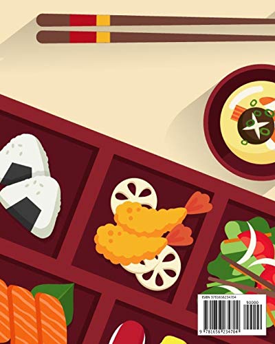 Cuaderno de Recetas: Cuaderno elegante para anotar las mejores recetas e instrucciones para guardar o regalar a un ser querido, ideal para personas ... universitarios (Portada Plato Japonés)