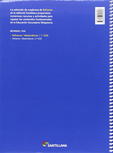 CUADERNO REFUERZO MATEMATICAS 1 ESO - 9788468039893