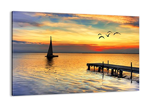 Cuadro sobre Lienzo - de una Sola Pieza - Impresión en Lienzo - Ancho: 120cm, Altura: 80cm - Foto número 2535 - Listo para Colgar - en un Marco - AA120x80-2535