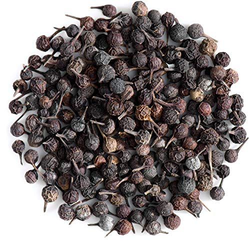 Cubeb Pimienta Orgánica De Especias Enteras - Cubeb Bayas Pimienta De Java 50g