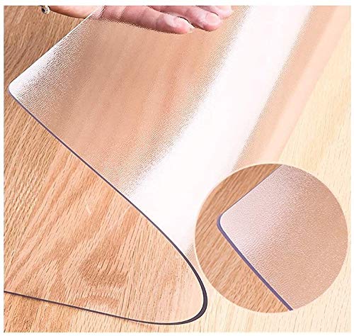 Cubierta de mesa de plástico transparente película protectora transparente acrílica para mesa, superficie de muebles, escritorio, mesa de cocina ( Color : 1.5mm , Size : 70x150cm )