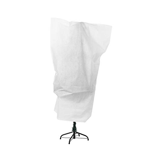 Cubierta Vegetal para El Invierno, Tela No Tejida Reutilizable, a Prueba De Viento, Frío, Escarcha Bolsa Protectora Envoltura Manta Cálida Bolsa para Flores Arbustos Árboles Planta(90 * 150cm)