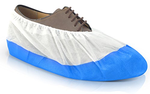 Cubrezapatos de larga durabilidad con suela antideslizante, a prueba de agua y extra fuerte(9,6g) | Urban Medical | Talla única | Tela resistente | Desechable | en paquetes de 100 unidades |